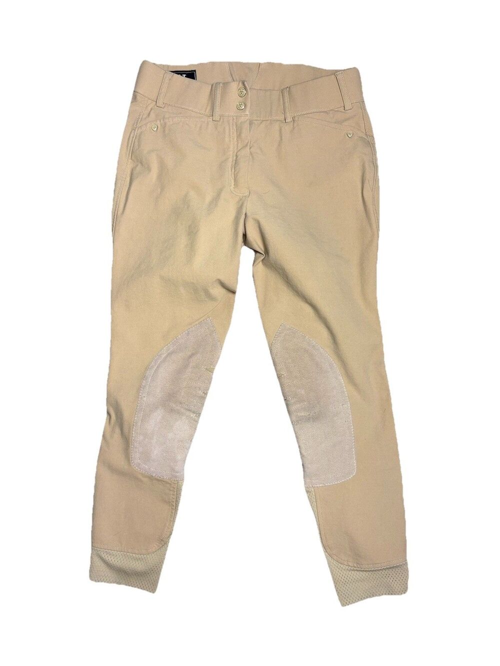 Ariat Riding Pants Womens Sz 28R Beige Equestrian Breeches Jodhpurs
